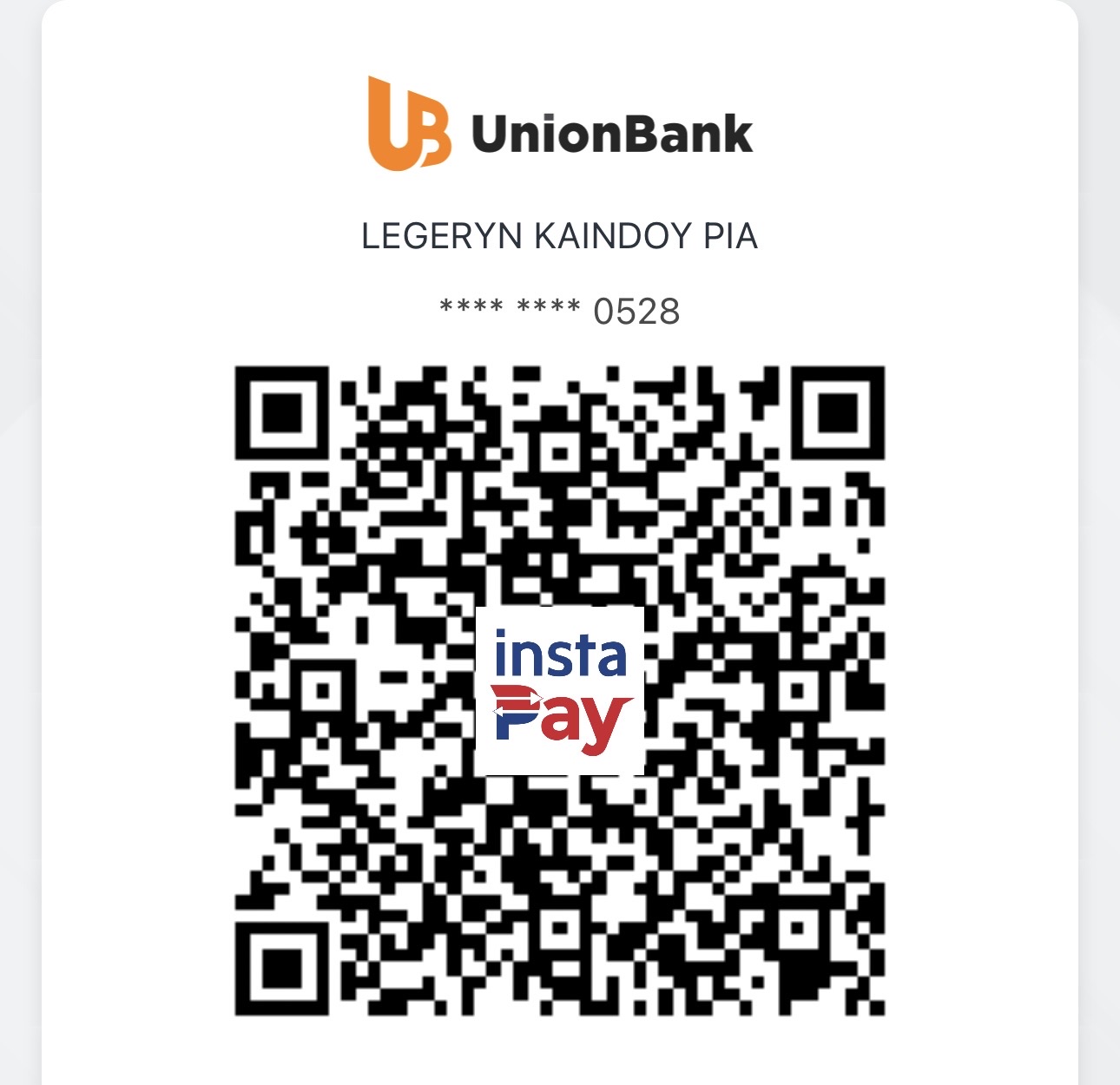 UnionBank QR